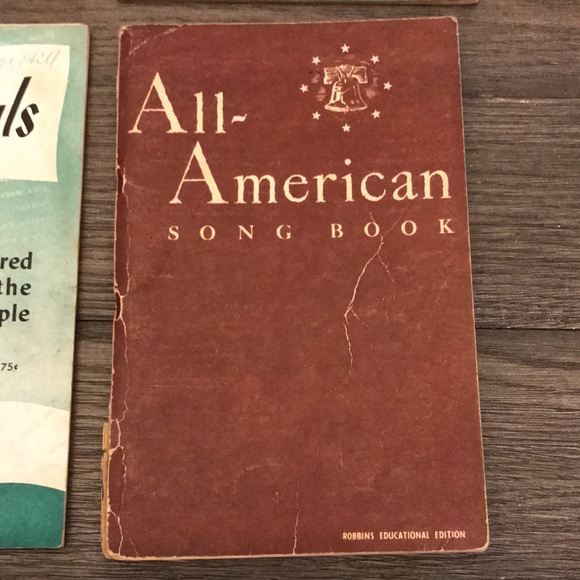 Vintage song book bundle 1940’s old favorites spirituals American 4 books - Picture 5 of 16